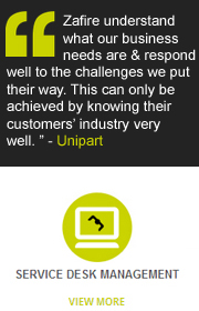 Service Desk Management - Unipart Quote